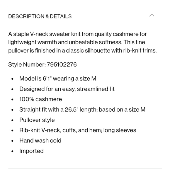 🔥Price Drop🔥🎉HP🎉❄️Club Monaco Men's Lightweight 100% Cashmere V-Neck Sweater - Picture 8 of 8